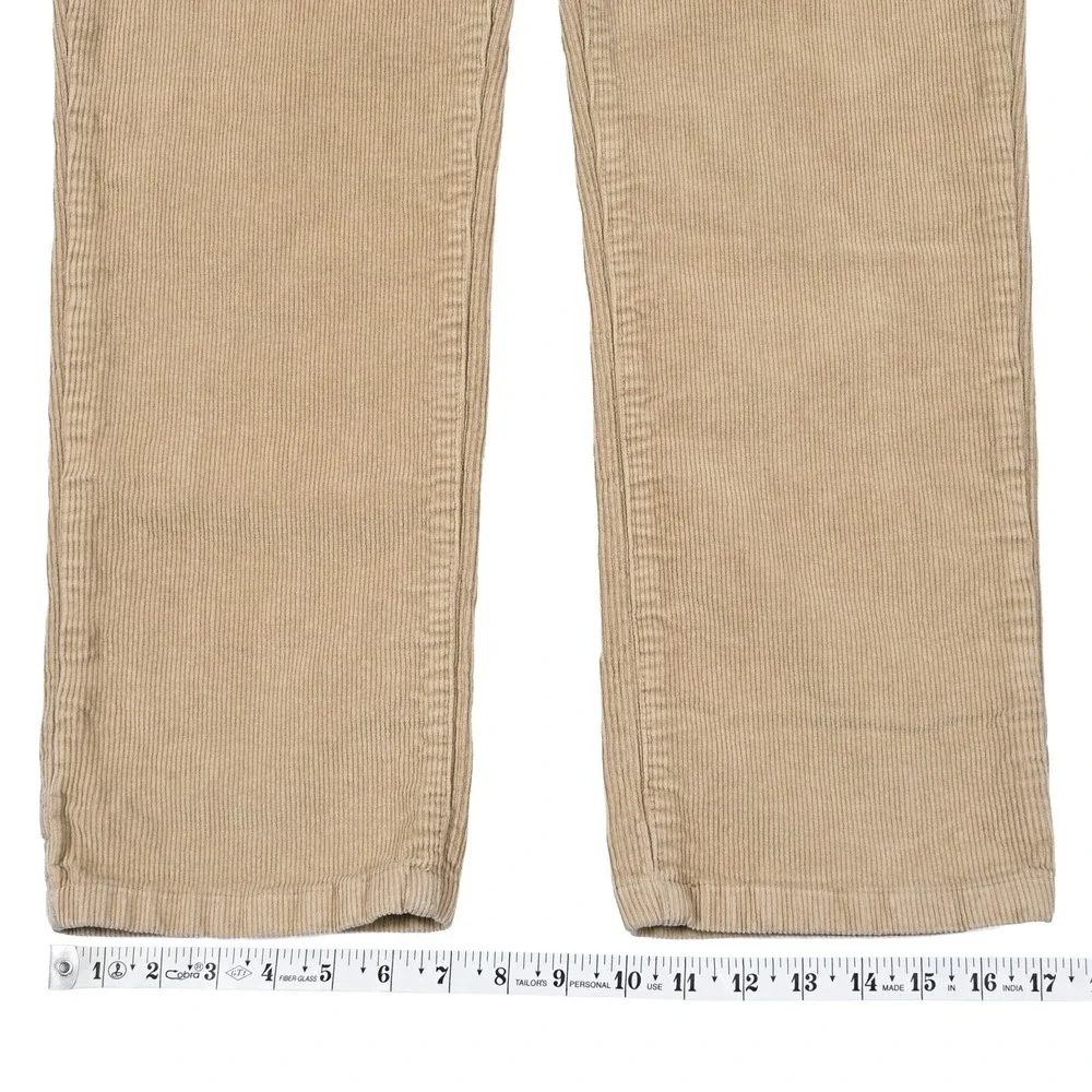 Katin Pipeline Corduroy Pants Men's 33 (34x29.5) Beige Stretch‎ Straight Surf